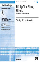 Lift up Your Voice, Alleluia Three-Part Mixed choral sheet music cover Thumbnail